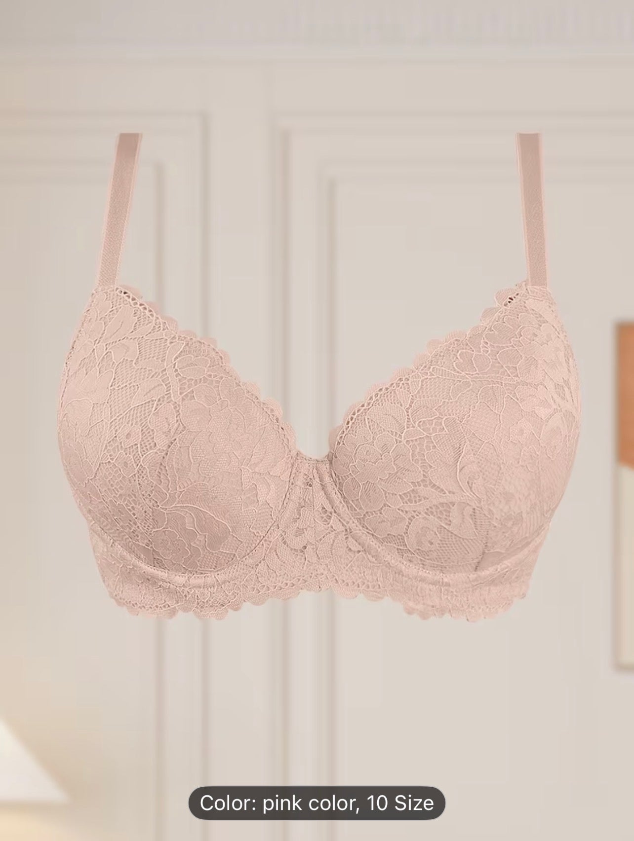Women’s Lace Patchwork Underwire Bra – Elegant Supportive Lingerie - UltraChic