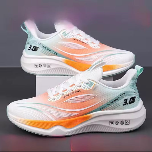 Men’s Casual Running Shoes – Breathable, Trendy Outdoor Sport Sneakers with Comfortable Low-Top Design & Durable PVC Outsole - UltraChic