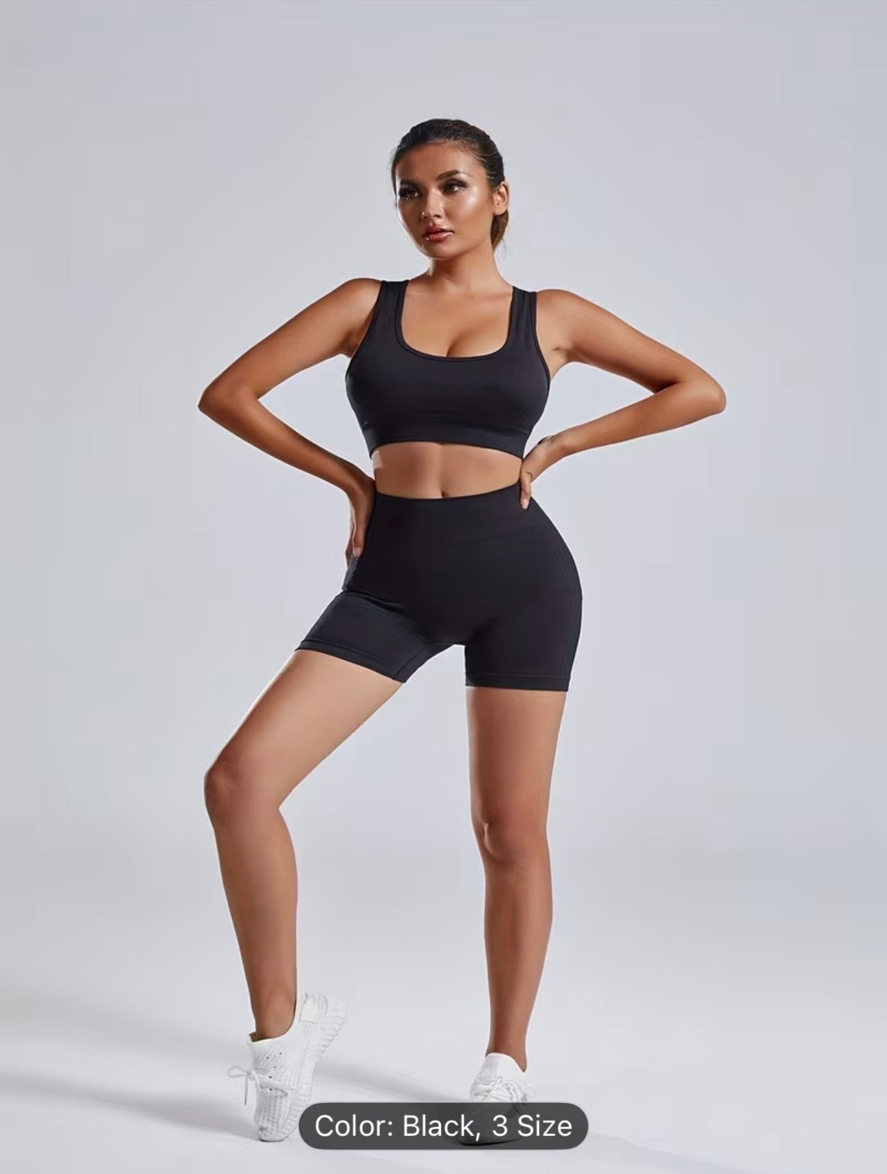 Seamless Yoga Set – High Stretch Backless Gym Wear Autumn Activewear for Women