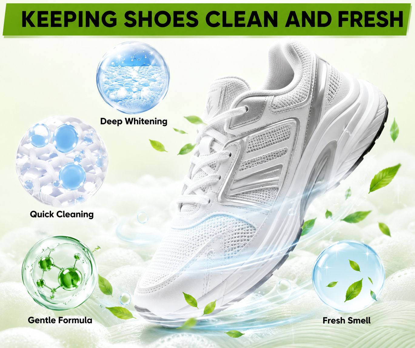 Premium Sneaker Cleaning Foam Kit - UltraChic