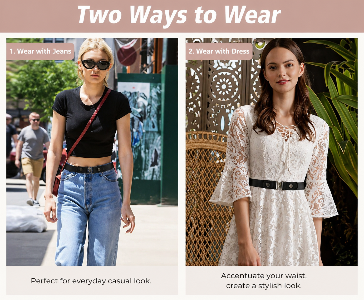 Invisible Elastic Belt No Buckle Comfort Clean Fit Effortless Style All Season Unisex - UltraChic