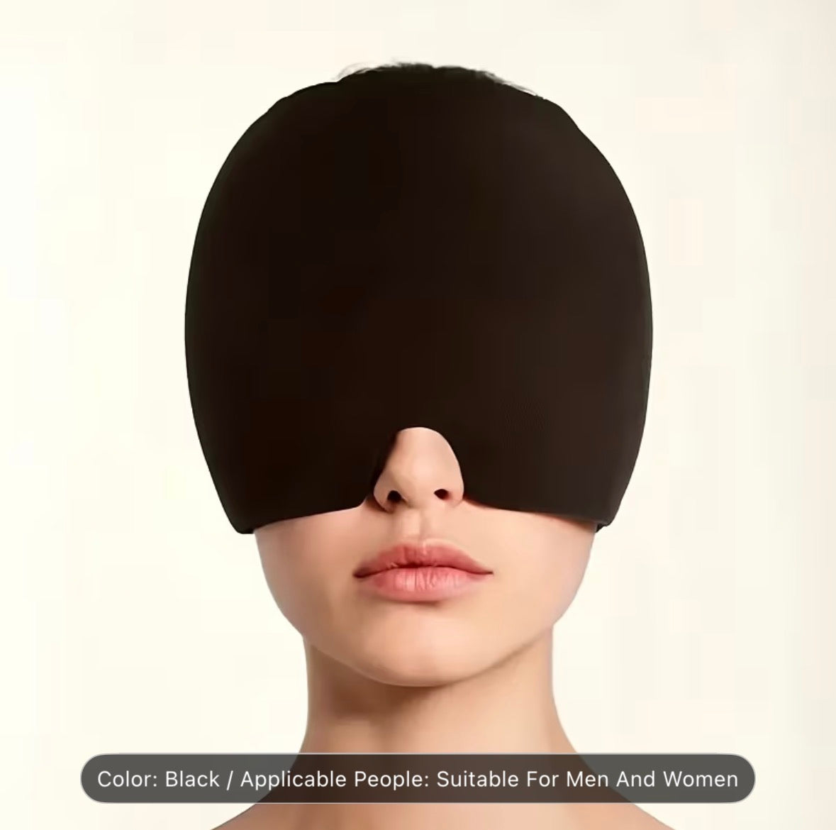 Reusable Cold Gel Relax Cap – Cooling Eye & Face Mask for Headache, Migraine Relief, Stress & Better Sleep