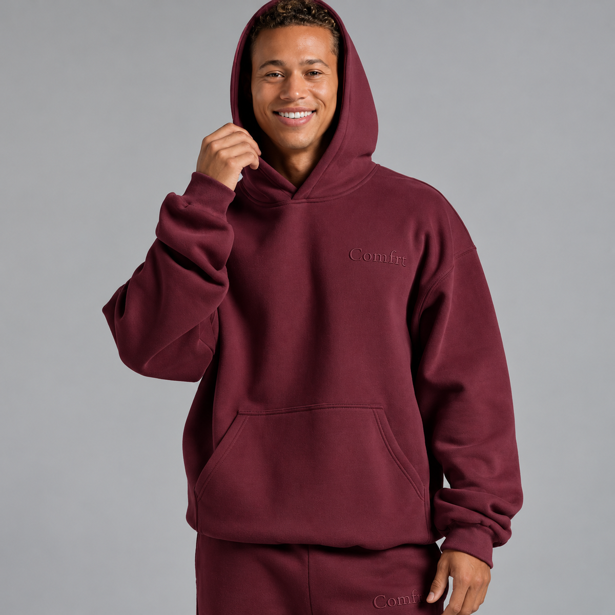 Comfrt Minimalist Hoodie – Mega Oversized Heavyweight Fleece Hoodie