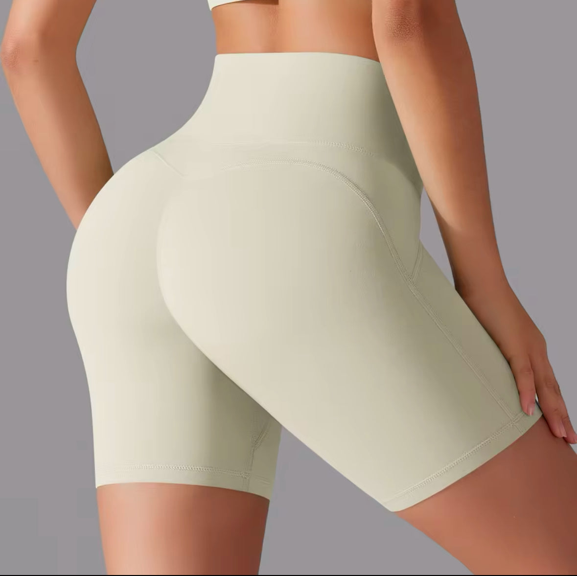 High Waist Yoga Shorts for Women – Breathable Fitness, Running & Cycling Gym Shorts for Summer Workouts
