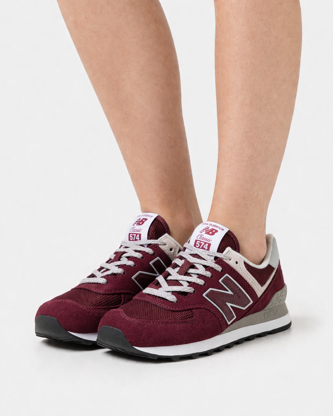 New Balance W574 Lightweight Cushioned Sneakers Effortless Everyday Comfort Minimal Style Spring Summer Women - UltraChic