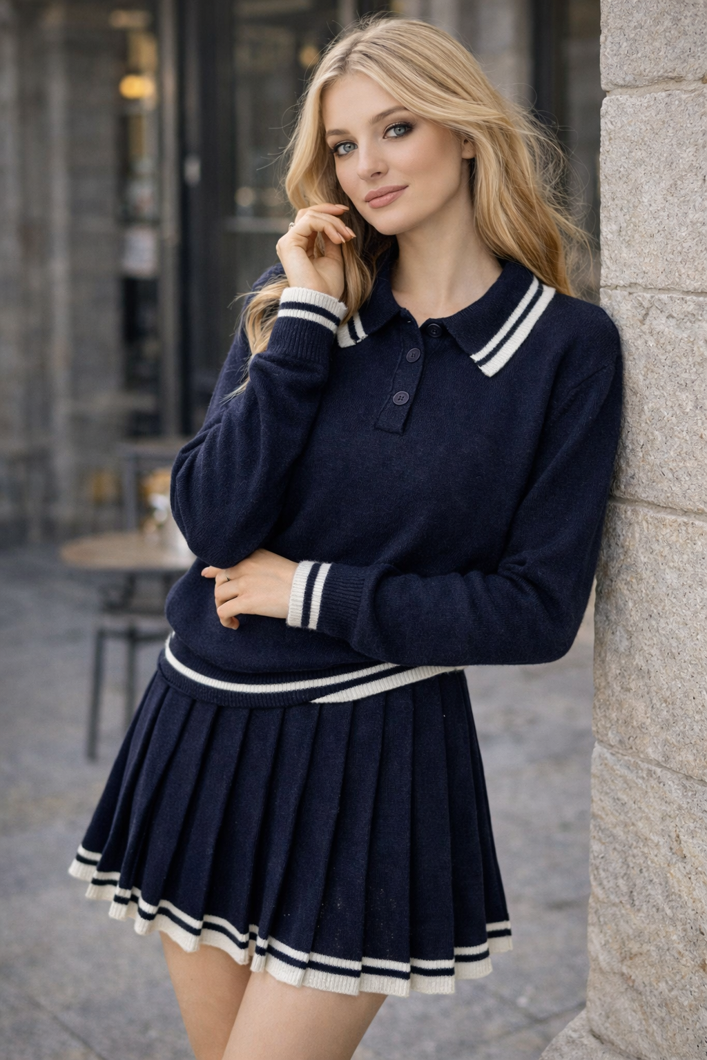 Women’s Pleated Wool Mini Skirt – Vintage Autumn Essential - UltraChic