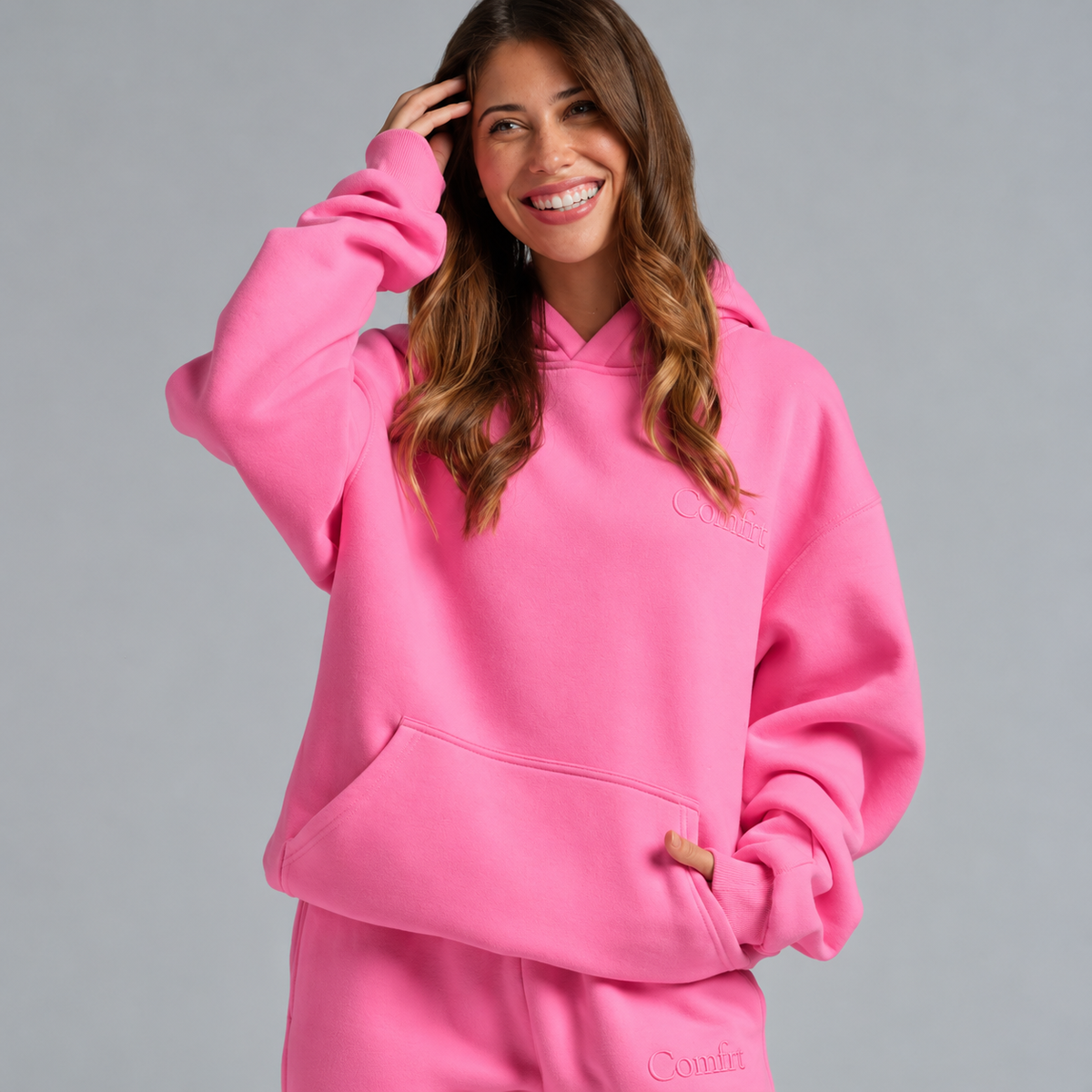 Comfrt Minimalist Hoodie – Mega Oversized Heavyweight Fleece Hoodie