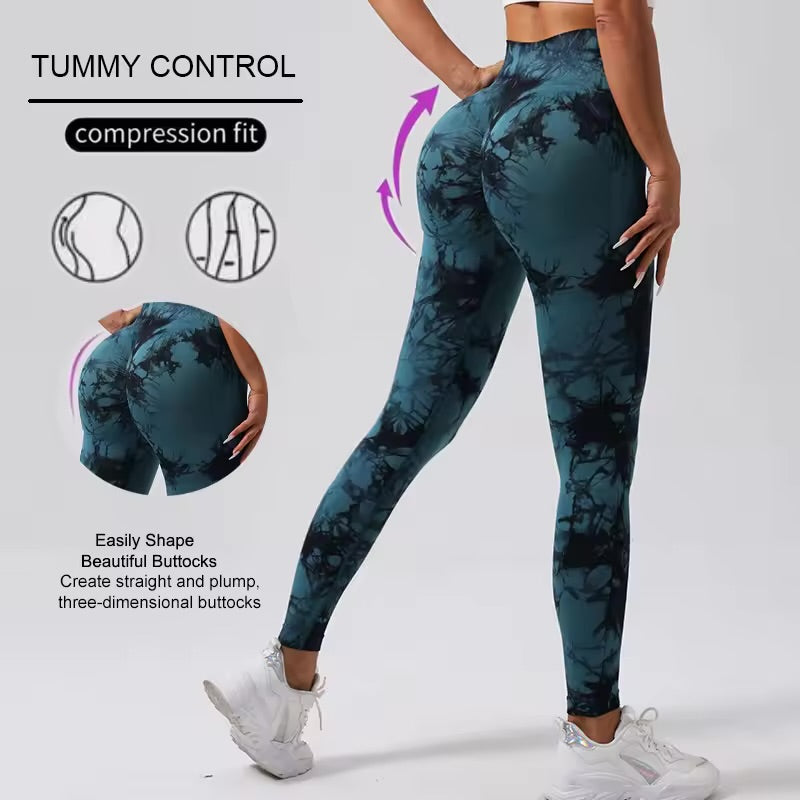 High-Waisted Seamless Sports Leggings for Women – Soft, Breathable, and 4-Way Stretch for Yoga, Running, Cycling & Exercise