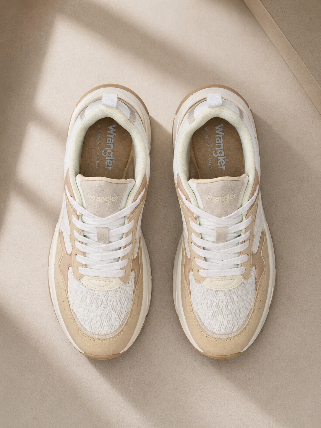 Chunky Beige Pink Sneakers Soft Feminine Aesthetic Effortless Stylish Look All Season Women - UltraChic