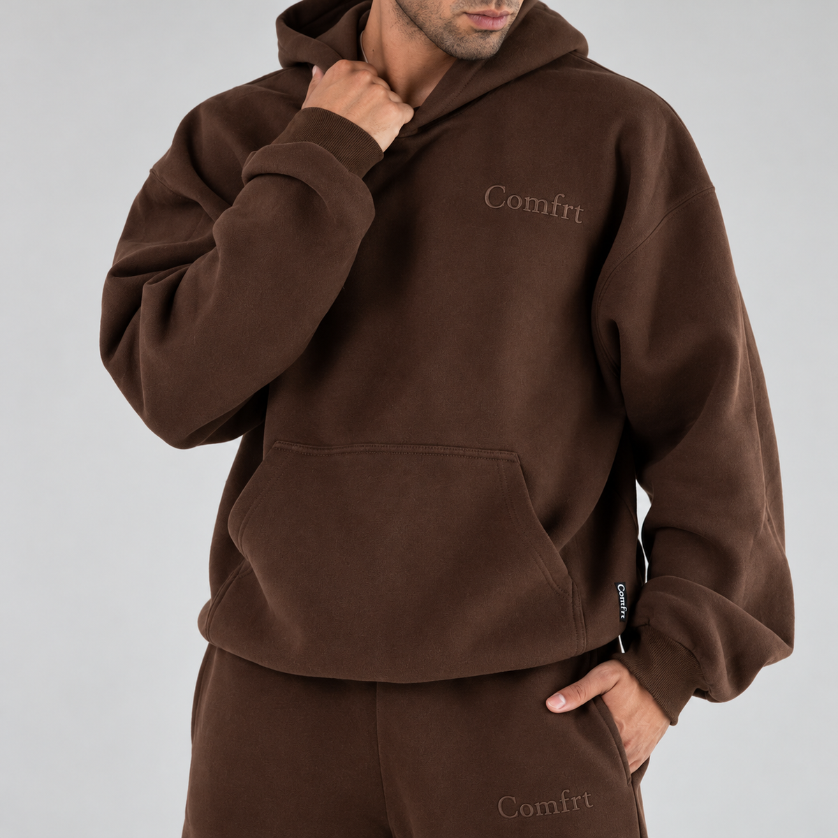 Comfrt Minimalist Hoodie – Mega Oversized Heavyweight Fleece Hoodie