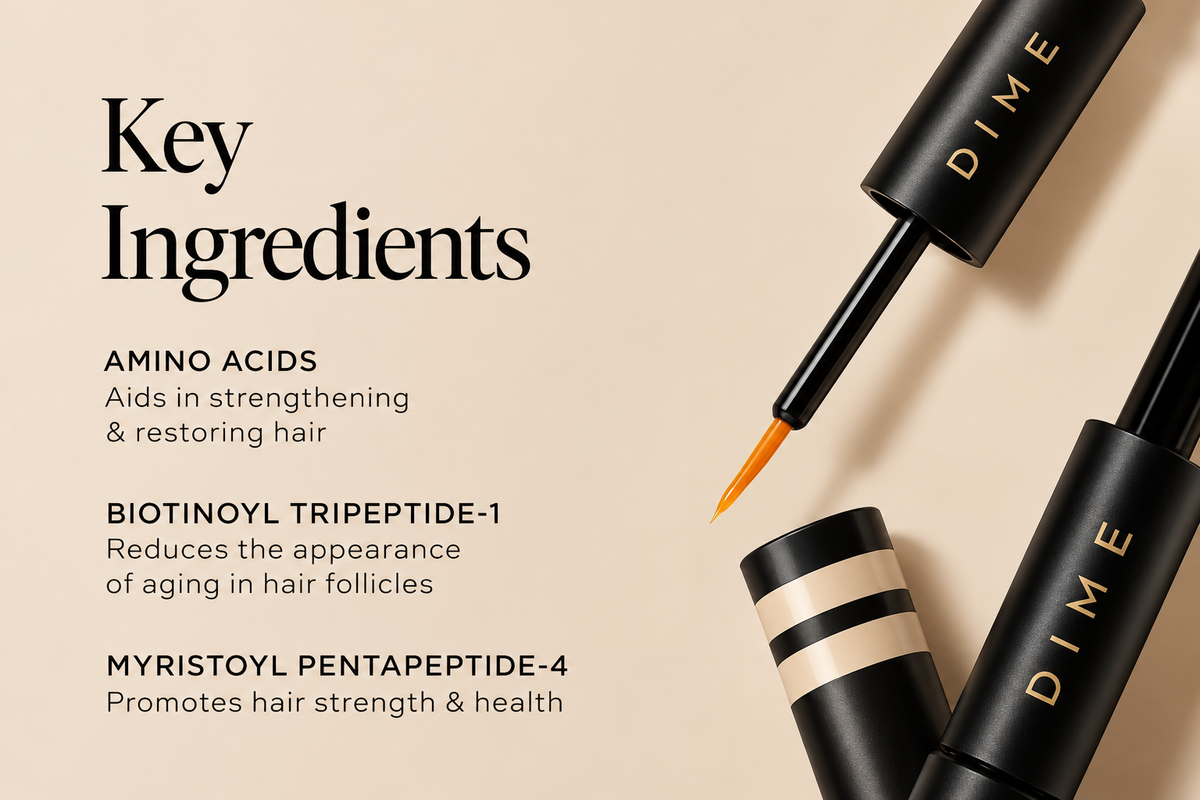 DIME Beauty Boost Duo – Eyelash Growth Serum & Eyebrow Enhancing Gel