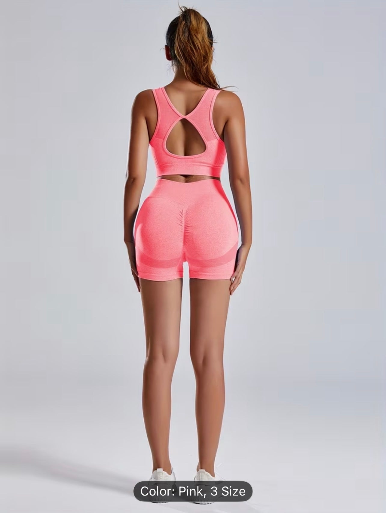 Seamless Yoga Set – High Stretch Backless Gym Wear Autumn Activewear for Women