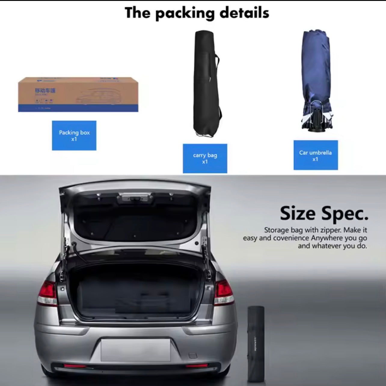 Portable Car Roof Cover – Waterproof UV Protection Sun Shade for Summer Driving - UltraChic