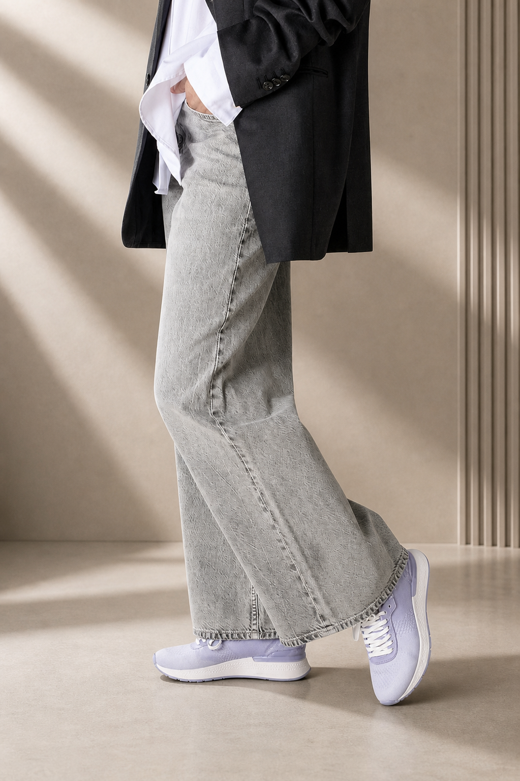 Tamaris Lightweight Grey Sneakers Breathable Comfort Effortless Clean Everyday Look All Season Women - UltraChic