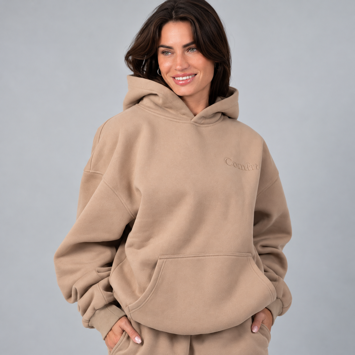 Comfrt Minimalist Hoodie – Mega Oversized Heavyweight Fleece Hoodie