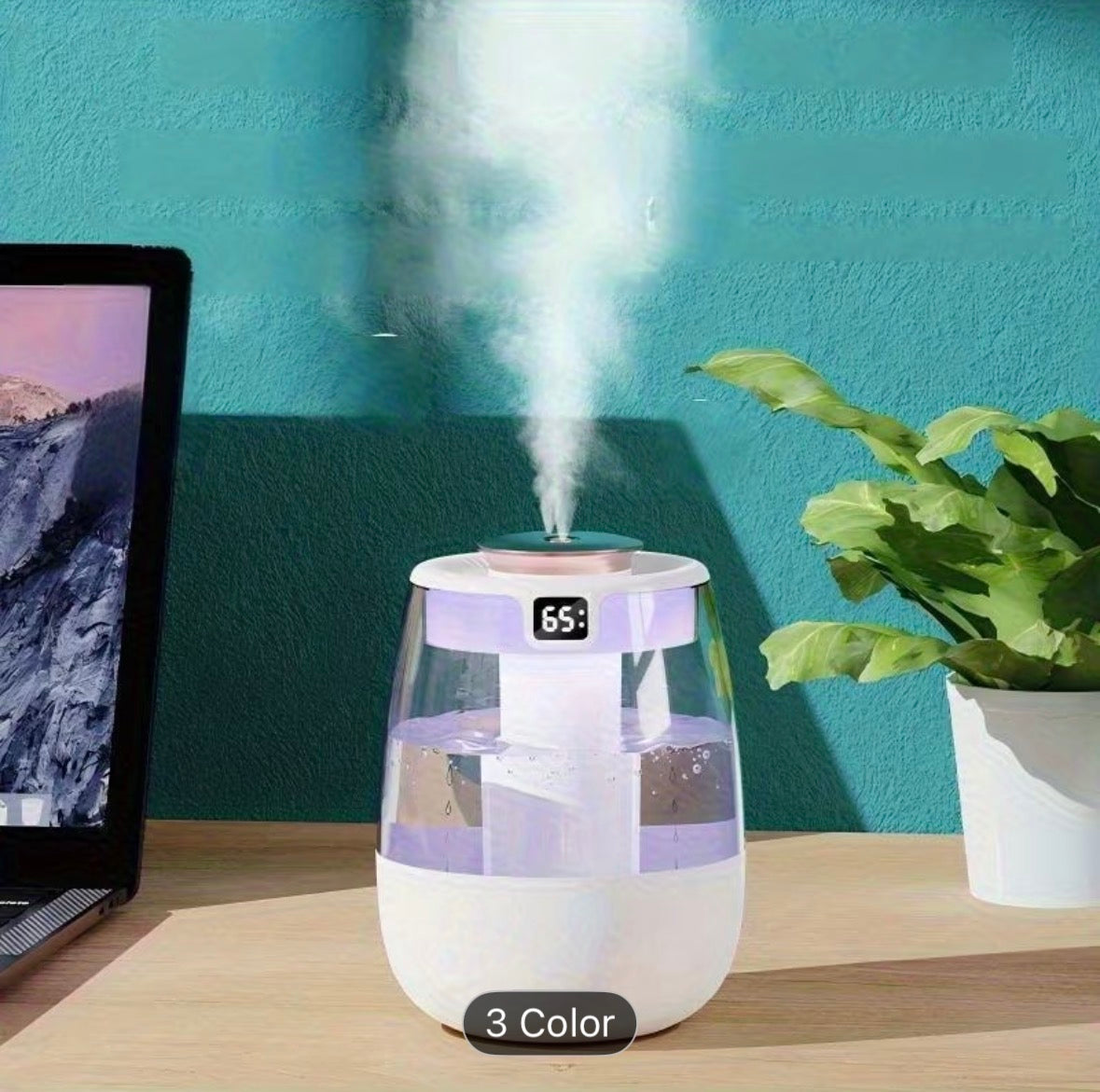 LEVOIT Top Fill Humidifier 2.5L – Quiet Cool Mist for Large Rooms, Baby Nursery, Home & Plants