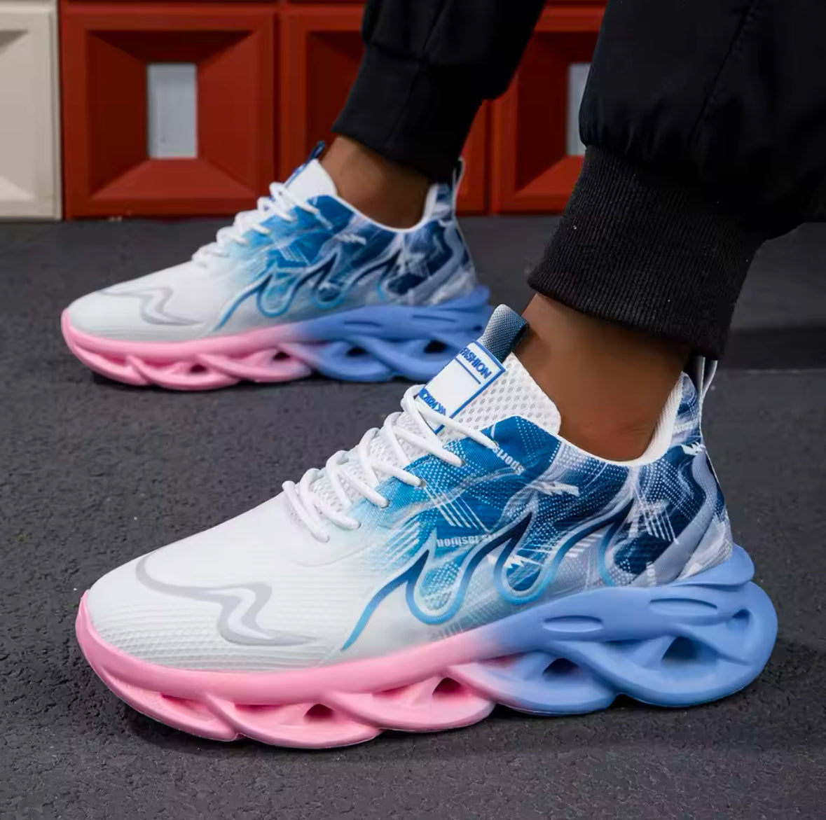 Unisex Running Shoes – Lightweight, Breathable, and Comfortable Tennis Sneakers for Men and Women | Perfect Lace-up Summer Shoes!