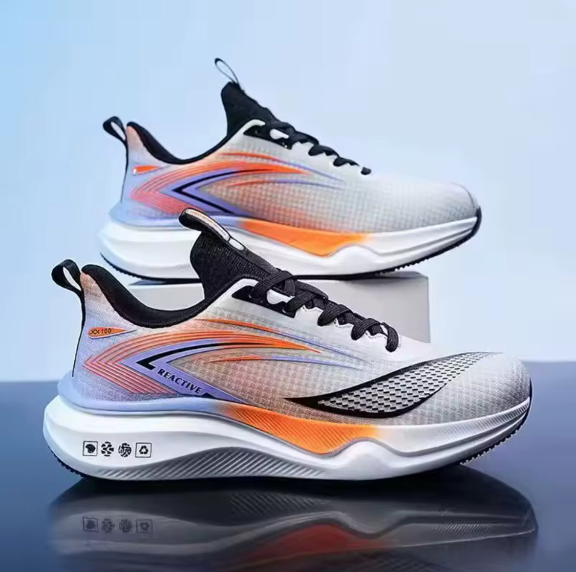 Men’s Casual Running Shoes – Breathable, Trendy Outdoor Sport Sneakers with Comfortable Low-Top Design & Durable PVC Outsole - UltraChic