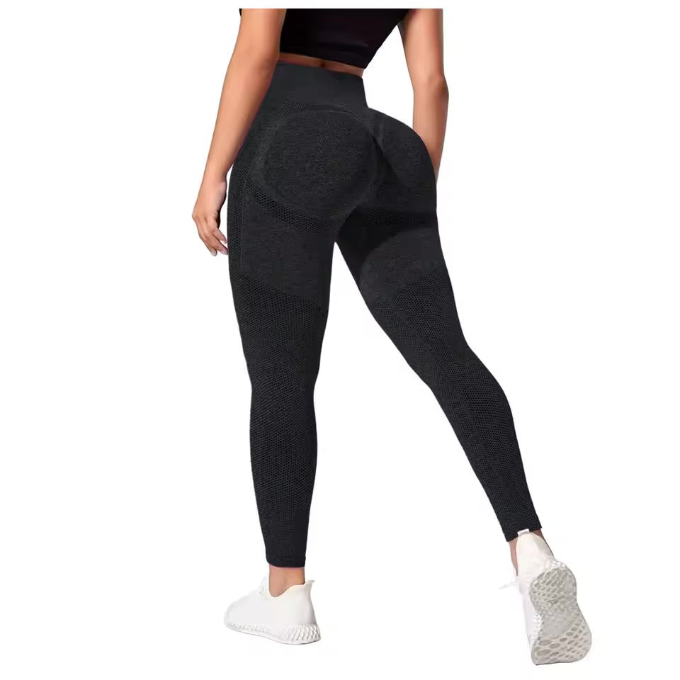 Seamluxe High Stretch Yoga Leggings – Seamless, Tummy Control Sports Tights for Ultimate Comfort