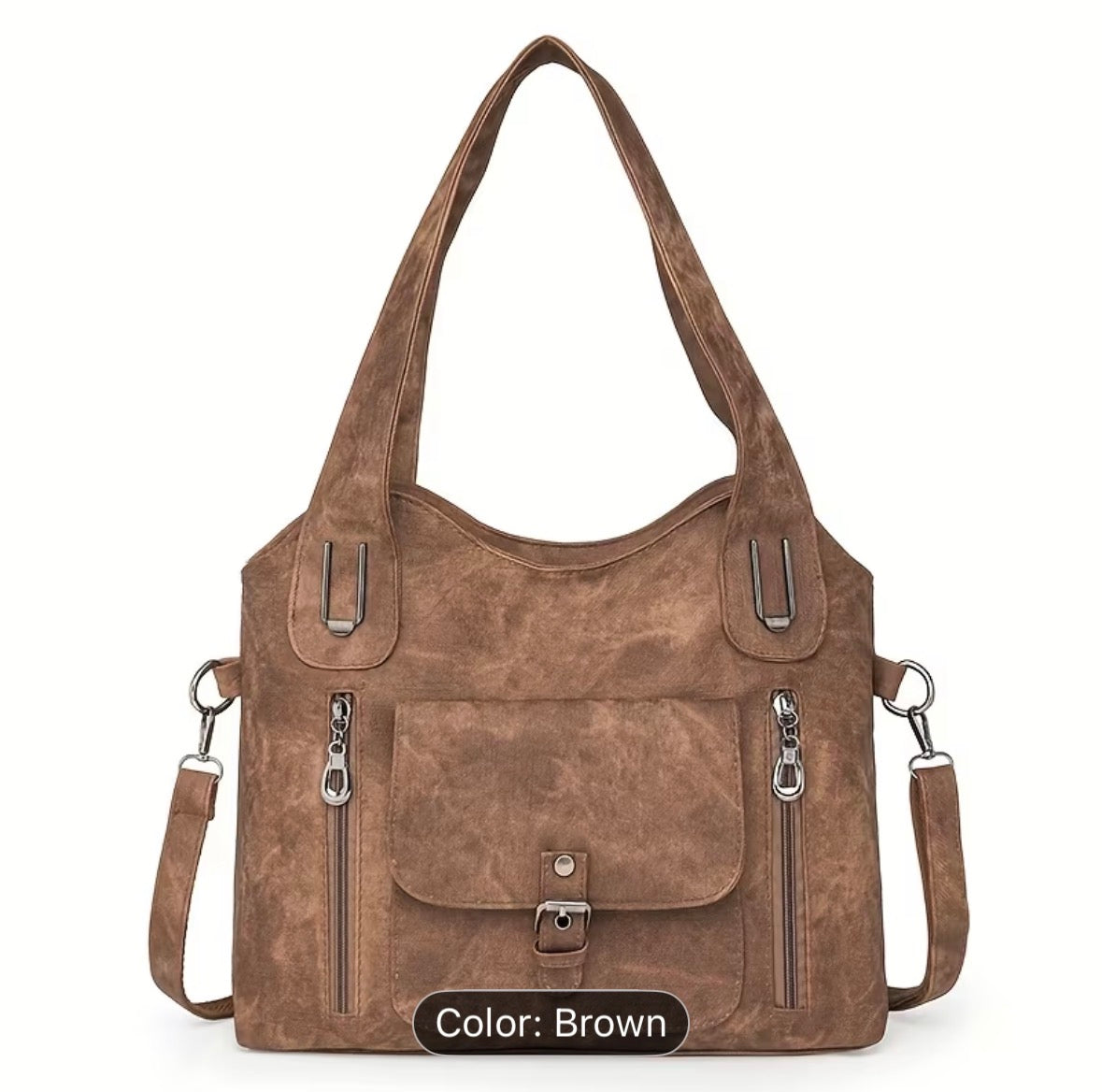 Women’s Soft Tote Shoulder Bag – Detachable Strap, Daily & Work Bag, Stylish Everyday Carry Handbag - UltraChic
