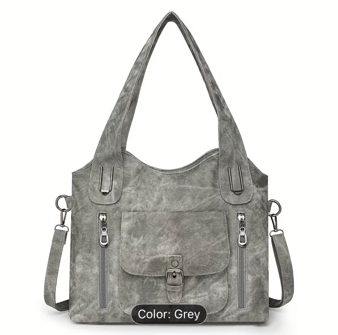 Women’s Soft Tote Shoulder Bag – Detachable Strap, Daily & Work Bag, Stylish Everyday Carry Handbag - UltraChic