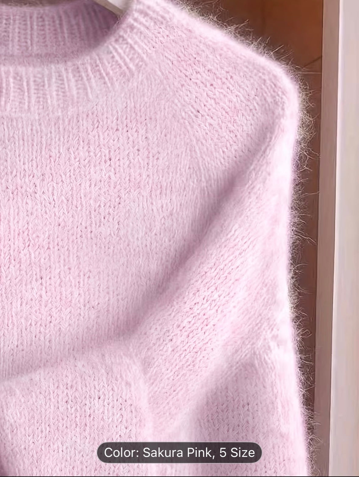 Sweater Made from a Soft Mohair Blend for Women - Features a French-Inspired Raglan Sleeve And Drop Shoulder Design, Perfect for The Fall And Winter Seasons, Ideal As a Christmas Or Birthday Gift - UltraChic