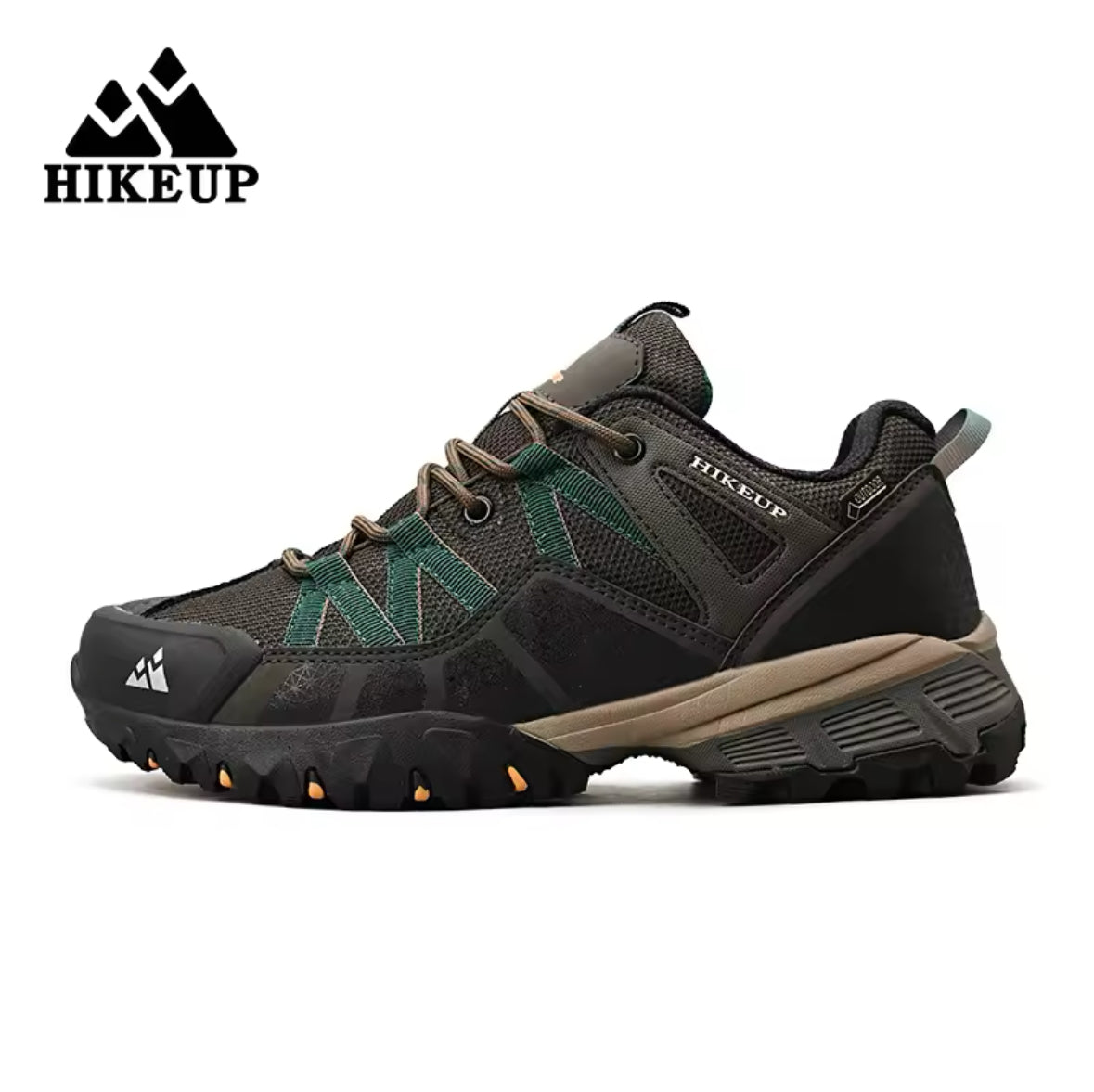 HIKEUP Men’s Hiking Shoes – Breathable, Cushioning & Non-Slip Sneakers for Running, Trekking, and Outdoor Adventures