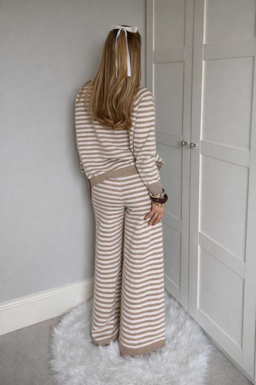 Women’s Asymmetrical Knit Set – Clean Girl Spring Casual Two-Piece Outfit - UltraChic
