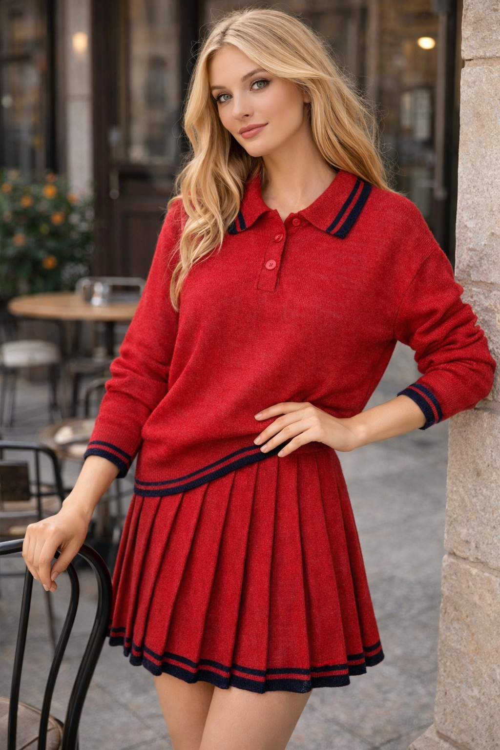 Women’s Pleated Wool Mini Skirt – Vintage Autumn Essential - UltraChic