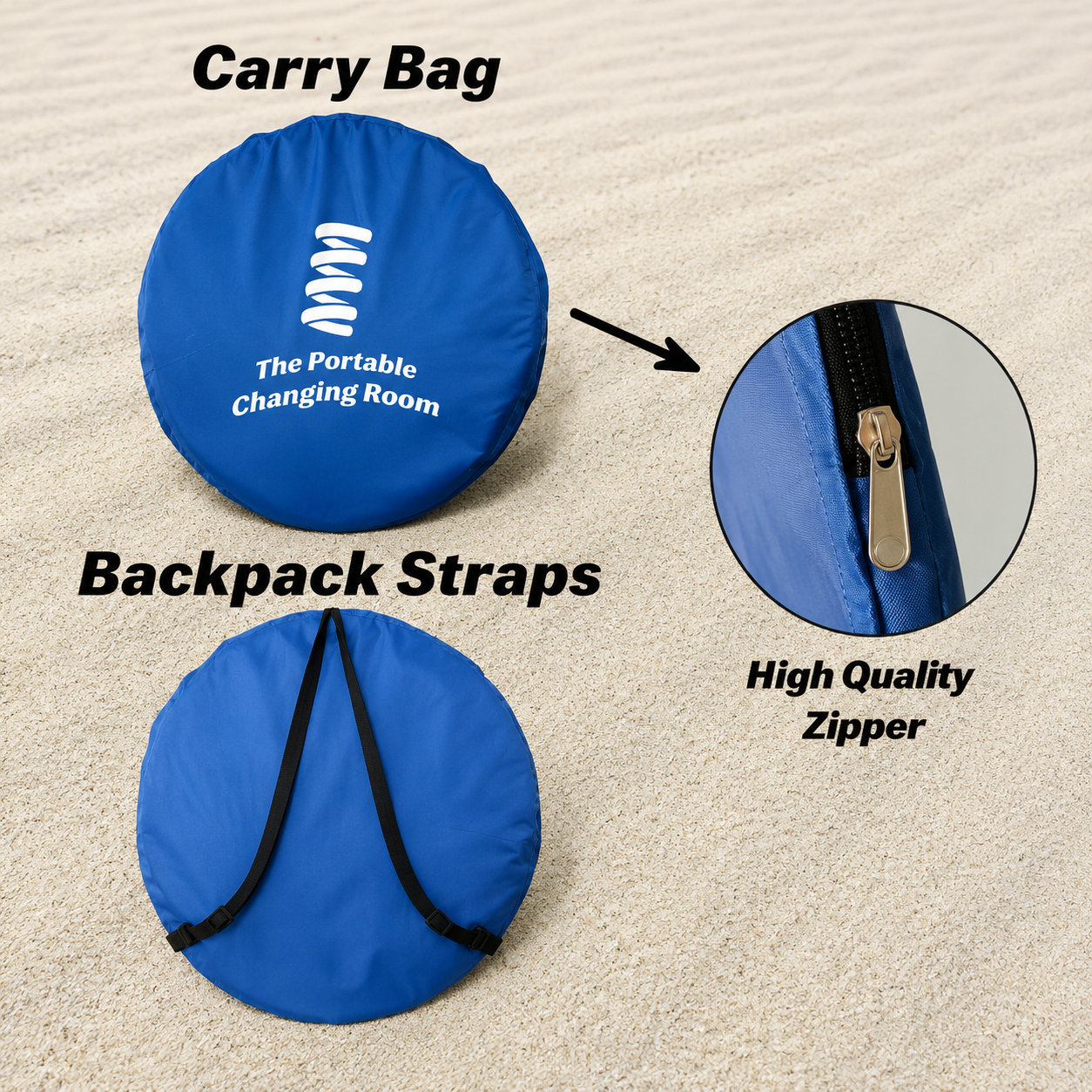 Portable Privacy Changing Tent for Beach & Camping - UltraChic