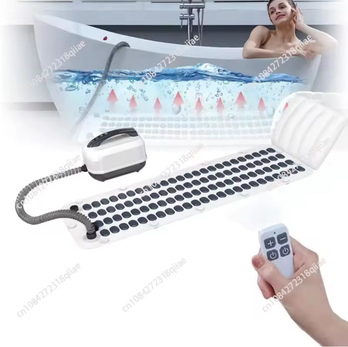 Bubble Bath Spa Massage Mat for Bathtub – Home Surfing Portable Jacuzzi Spa