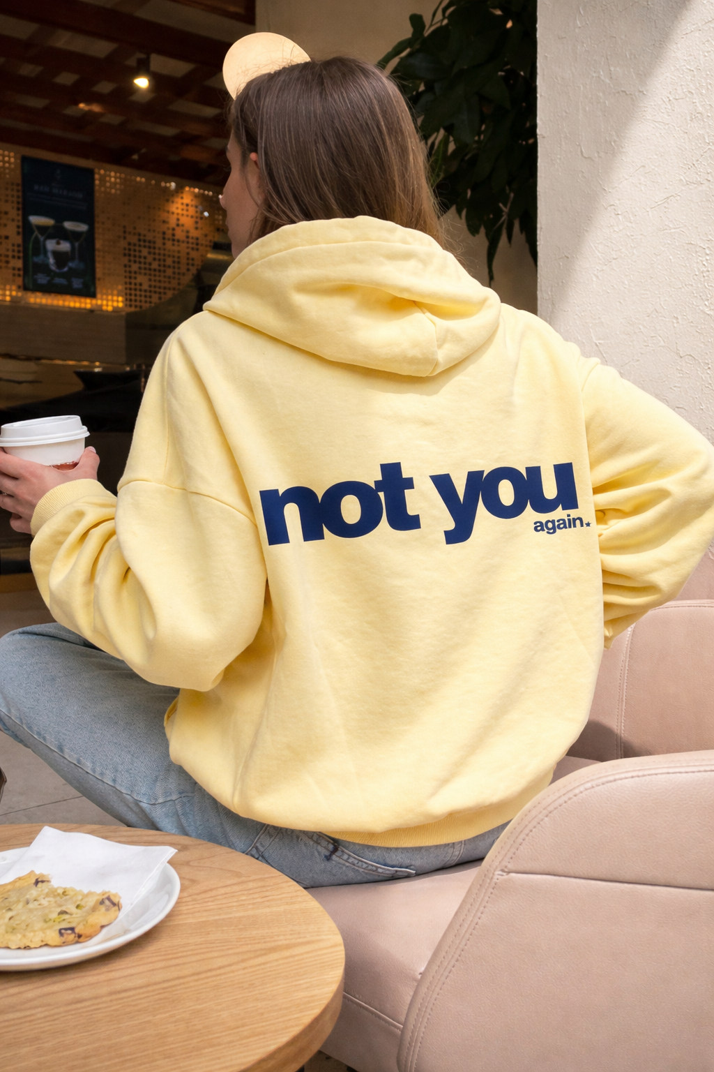 Letter Graphic Hoodie – Casual Autumn Winter Women’s Pullover Sweatshirt