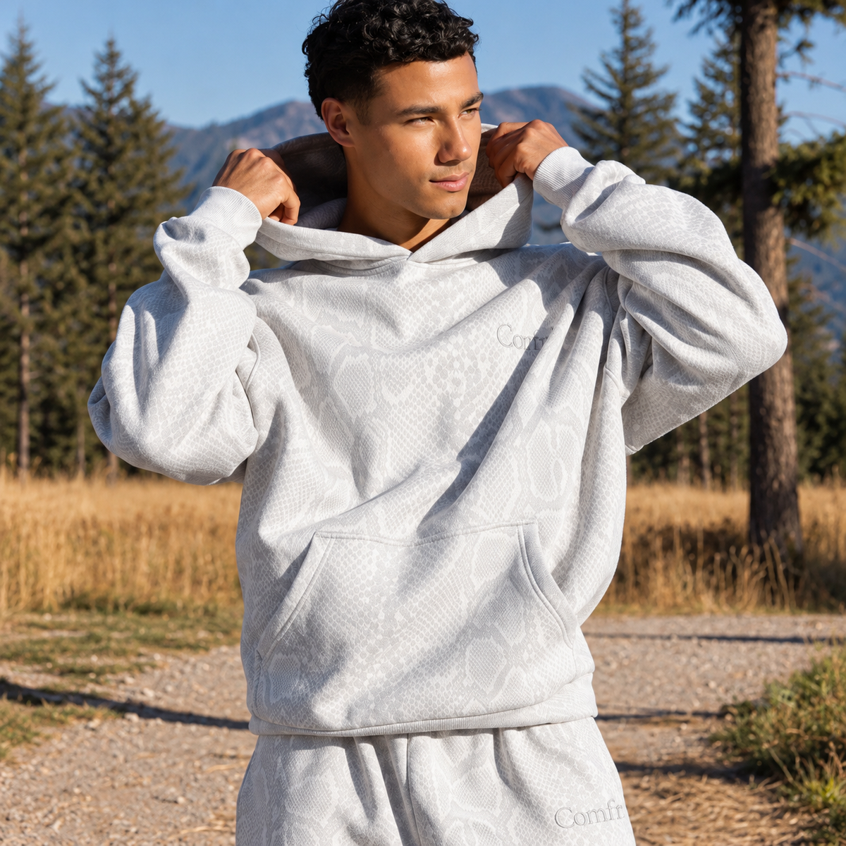 Comfrt Minimalist Hoodie – Mega Oversized Heavyweight Fleece Hoodie