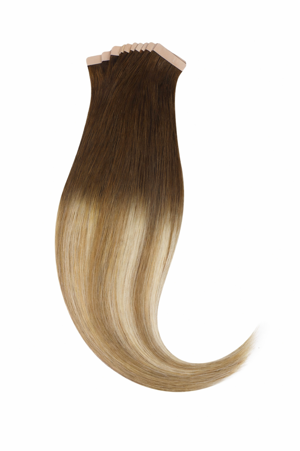 Tape In Human Hair Extensions Remy Straight – Invisible Seamless PU Tape Hair Extensions for Women Salon Quality