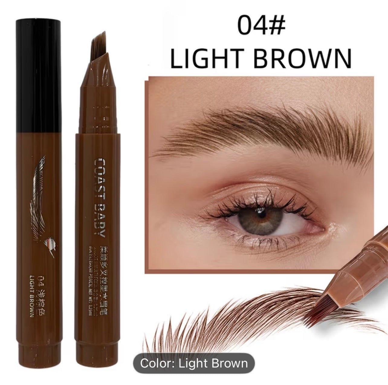 Just Dropped 🔥 Microblading Eyebrow Pen Waterproof Natural Hair Stroke Brow Pencil for Perfect Brows 💖