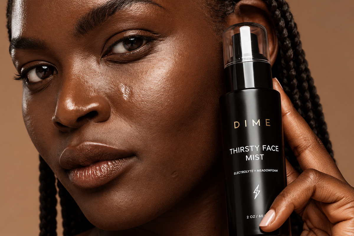 DIME Beauty Thirsty Face Mist – Hydrating Facial Spray for Glowing Skin, 60 ml