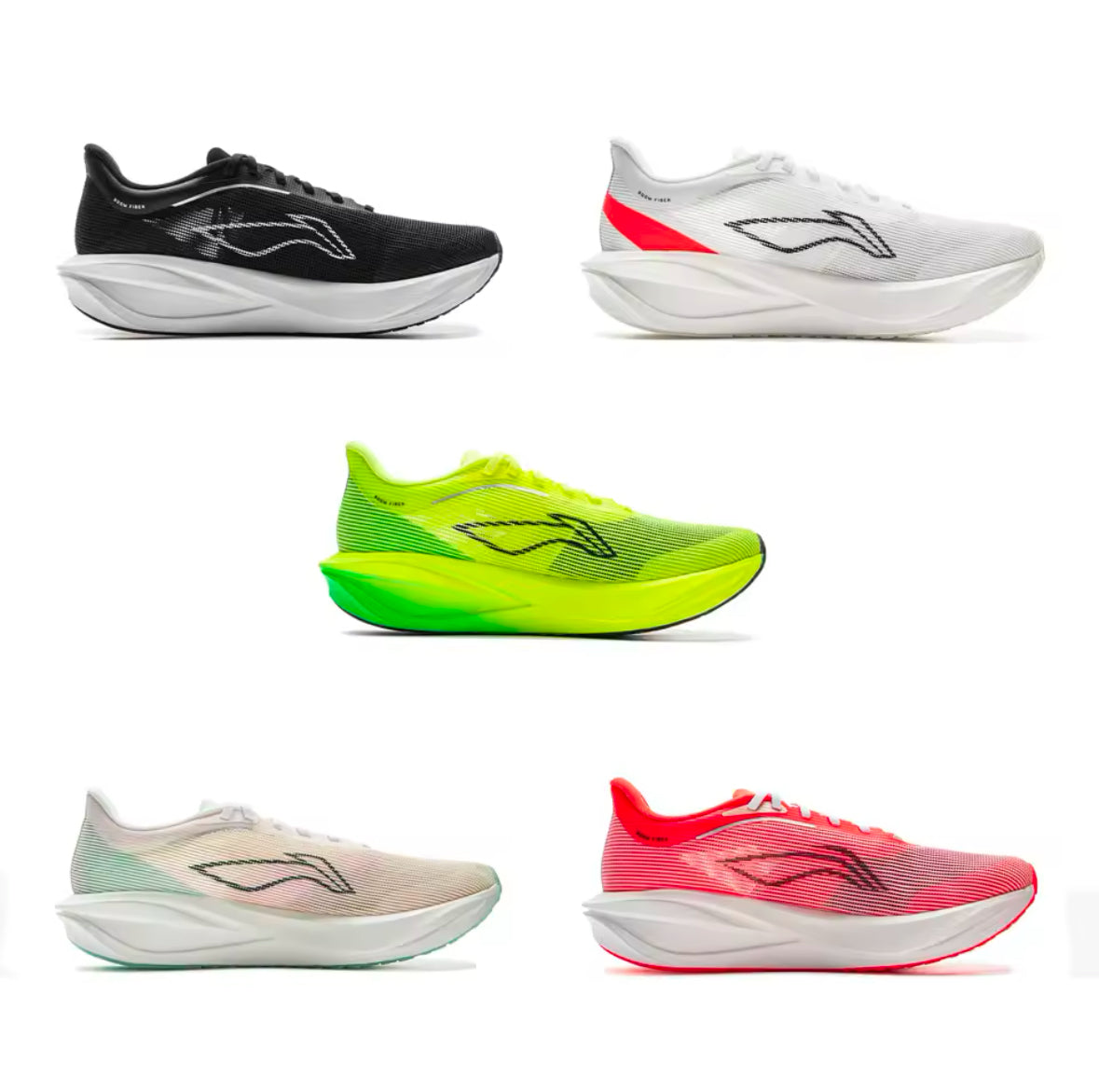 Boost Your Performance with Li-Ning Men FEIDIAN 5 CHALLENGER Racing Running Shoes – Super Boom Cushion, Carbon-Fiber Plate, Anti-Slip Sport Sneakers
