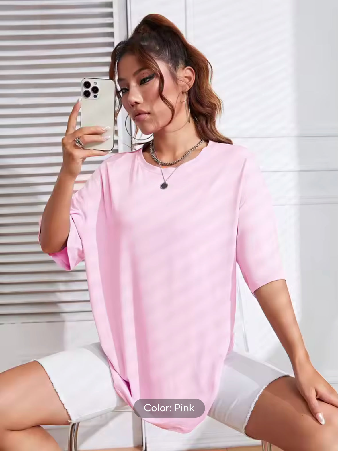 MUSERA Soft Oversized Crew Neck T-Shirt – Perfect Casual Summer & Spring Tee for Vacation and Easter!