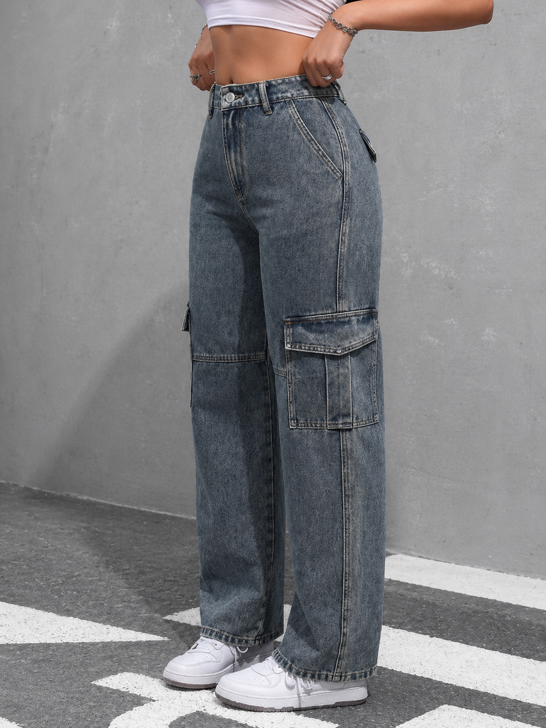 Straight Leg Jeans Y2K Vintage Fit Flattering Silhouette Summer Women Petite