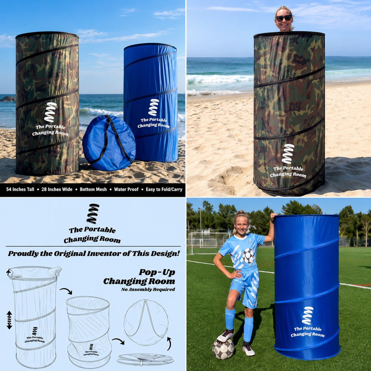 Portable Privacy Changing Tent for Beach & Camping - UltraChic