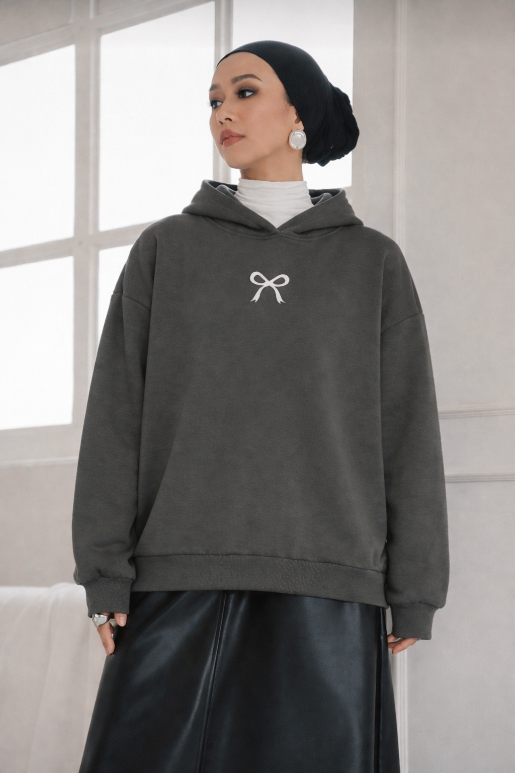 Women’s Thermal Lined Hoodie – Soft Warm Fall Winter Essential Sweatshirt