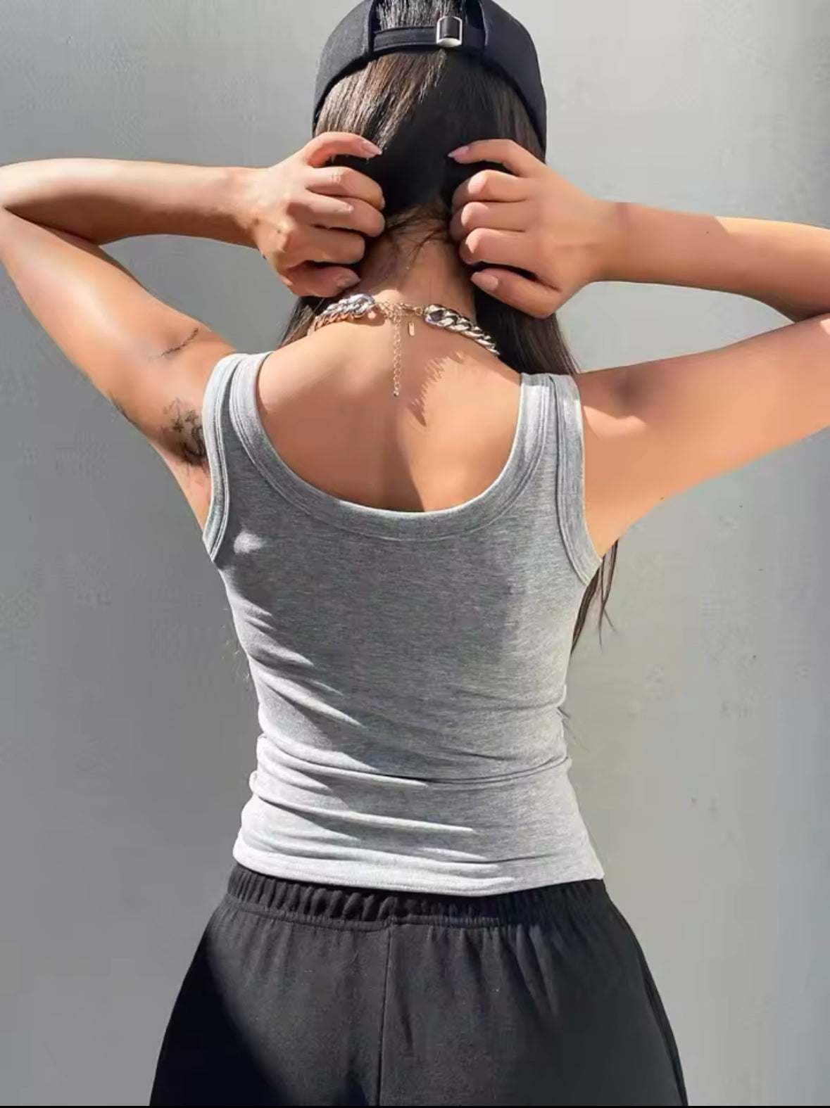 3pcs Solid Color Tank Tops for Women – Trendy V-Neck Sleeveless Set for Summer, Casual, Y2K & Streetwear Looks