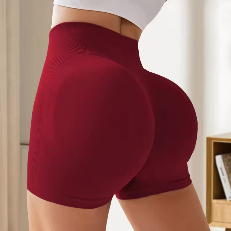 High-Waisted Stretch Gym Shorts for Women – Seamless Comfort & Sleek Performance | SHEIN Sportswear