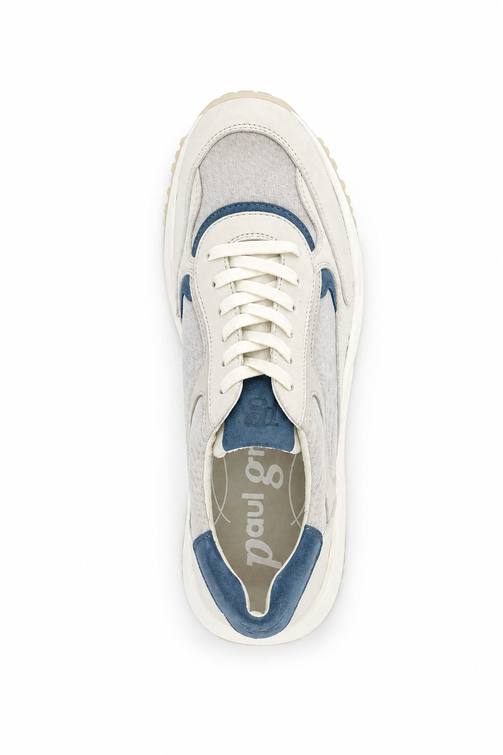 Paul Green Maincalf Sportnet Milk Alu Sneakers Breathable Lightweight Cushion Comfort Effortless Clean Look Spring Summer Women - UltraChic