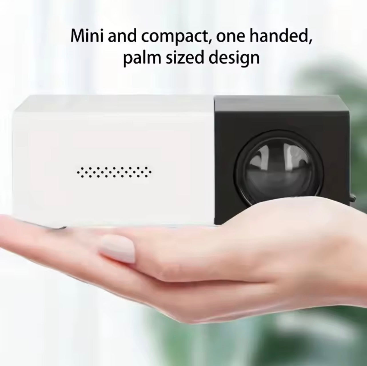 Mini Portable Projector Full HD 1080P – Smart Home Cinema Wall Projection for Bedroom & Travel Entertainment - UltraChic
