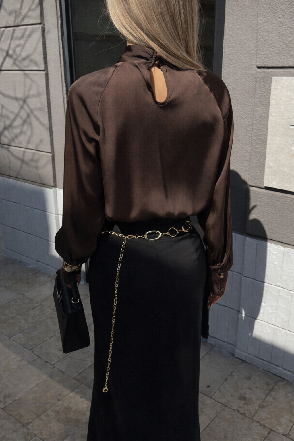 Women’s Satin Button-Up Shirt – Elegant Spring Office & Evening Blouse - UltraChic
