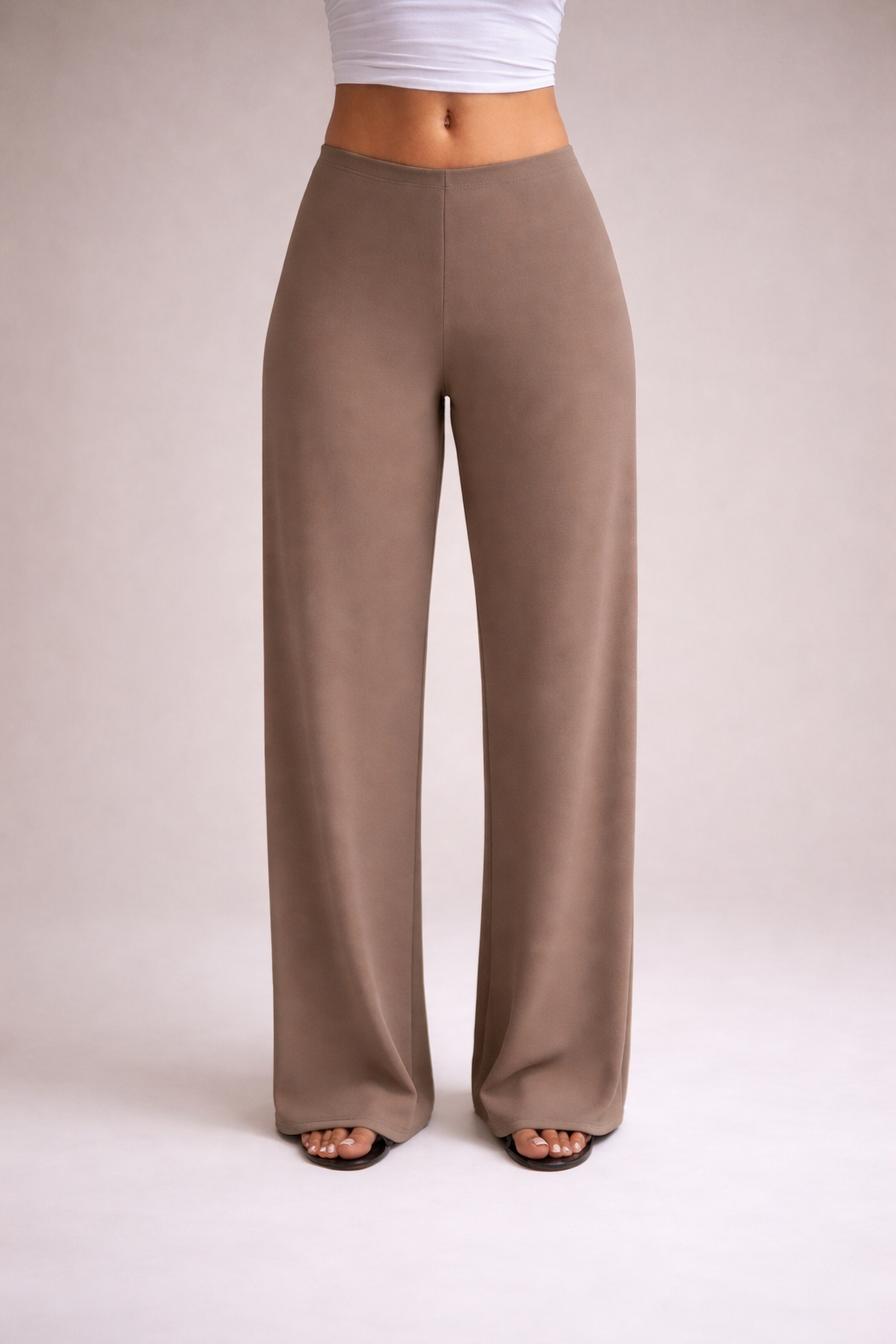 Women’s High-Waist Straight-Leg Trousers – Elegant Fall/Winter Essential