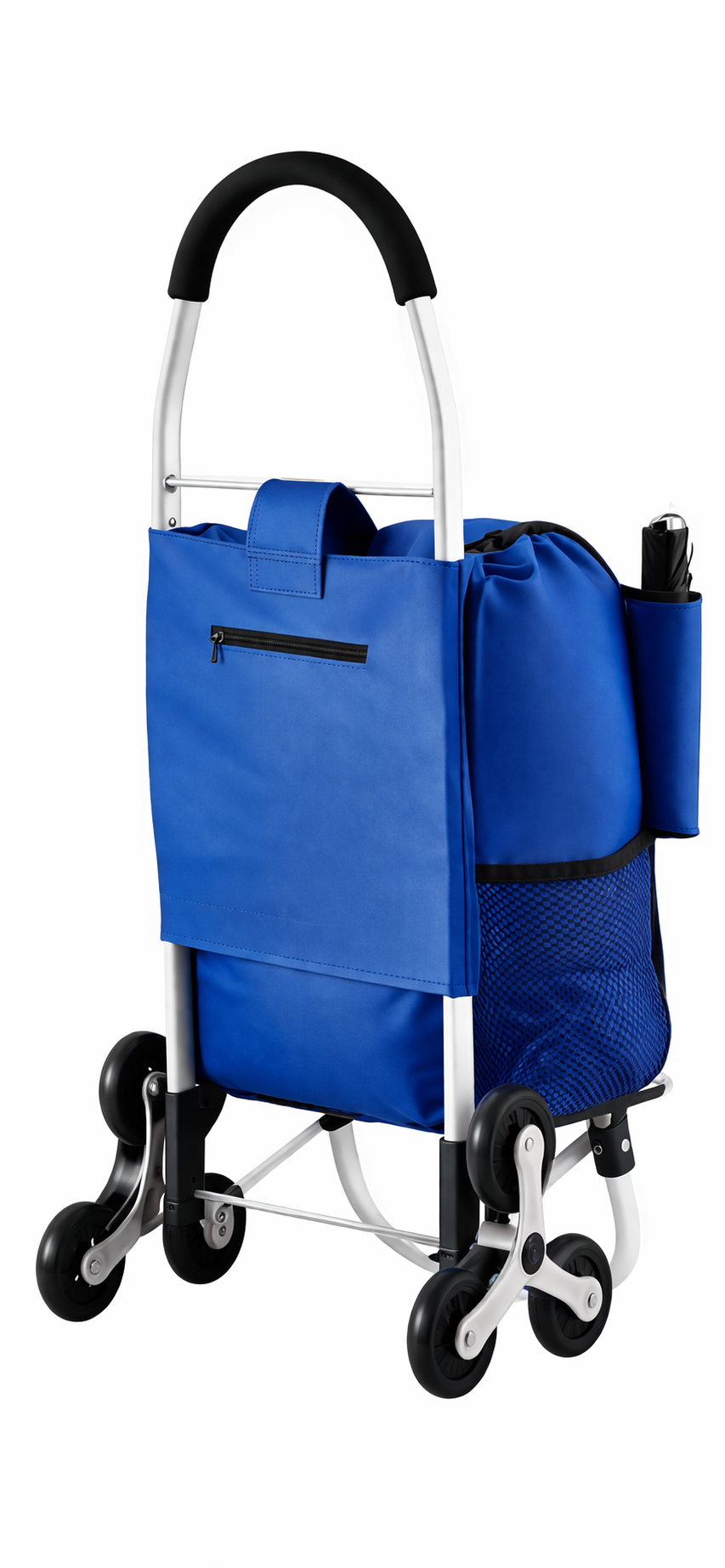 Foldable Stair Climbing Shopping Cart – Heavy Duty Portable Grocery Trolley for All-Season Home & Travel Use - UltraChic