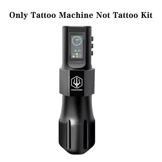 POSEIDON Wireless Tattoo Pen Kit – Professional Permanent Makeup & Tattoo Machine Set for Beginners & Experts