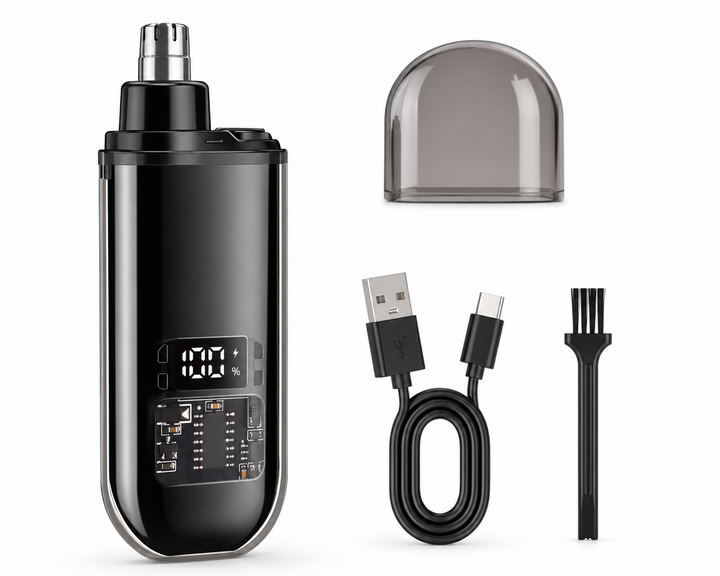 Nose Hair Trimmer Rechargeable Precision Grooming Clean Polished Look Instantly All Season Men - UltraChic